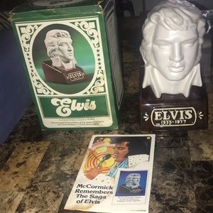 American Porcelain by McCormick Decanter 1976